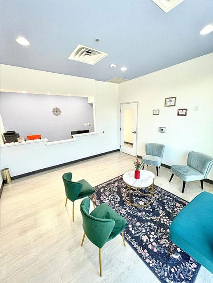 Reception and patient areas at Ace Smile Dentistry